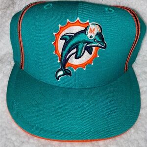 Vintage Miami Dolphins NFL Hat Baseball Cap Size 7 5/8 New Rare